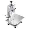 VEVOR Commercial Electric Meat Bandsaw, 1500W Bone Sawing Machine with 12.4" x 18.1" Workbench, 0-4.3" Cutting Thickness, 7 Extra Replacement Blades, for Cutting Bone, Frozen Meat, Pork, Beef & Ribs