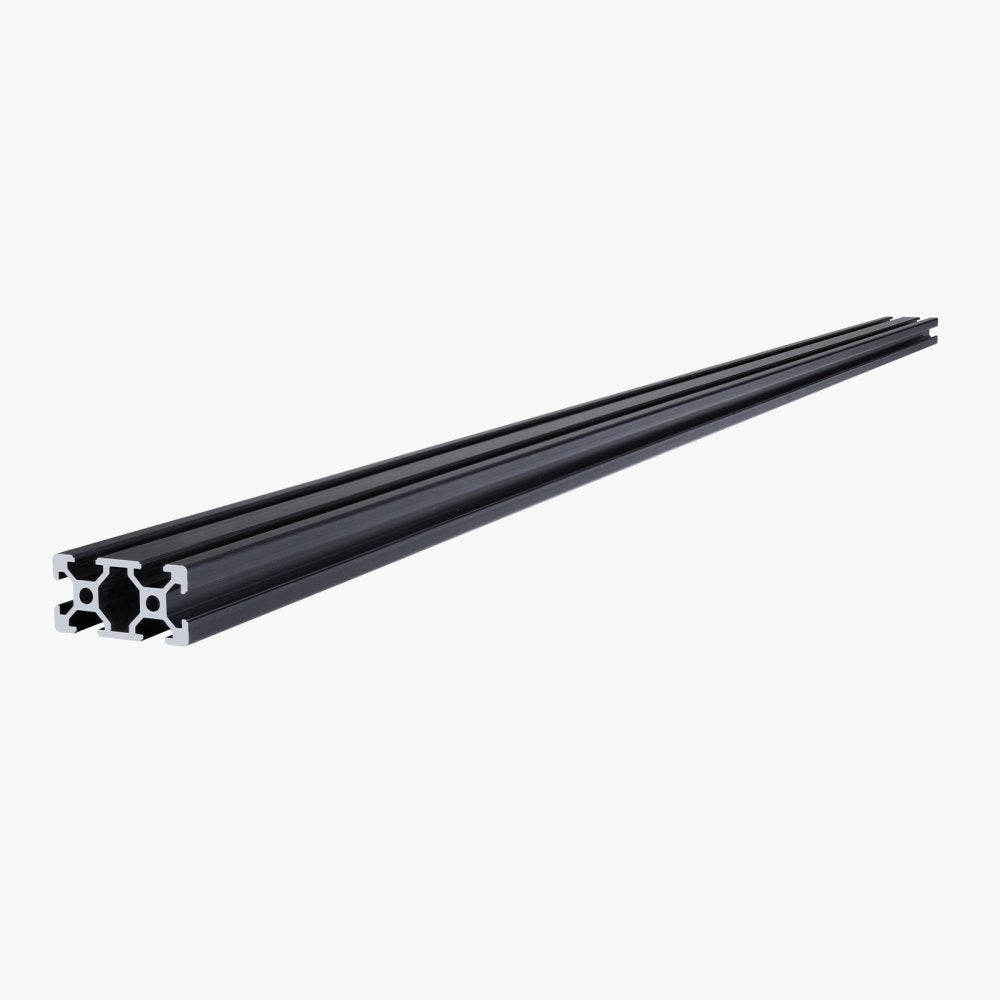 VEVOR 5PCS 47.2 in (1200mm) T Slot 2040 Aluminum Extrusion Profile, European Standard Anodized Linear Rail, High-Strength Extruded Aluminum Rail for 3D Printer, CNC Machine DIY, Laser Engraving, Black