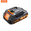 VEVOR 20V 2.0Ah Lithium-Ion Battery - High-Capacity Replacement Battery Pack for Power Tools Batteries, Compatible with 20V Cordless Power Tools
