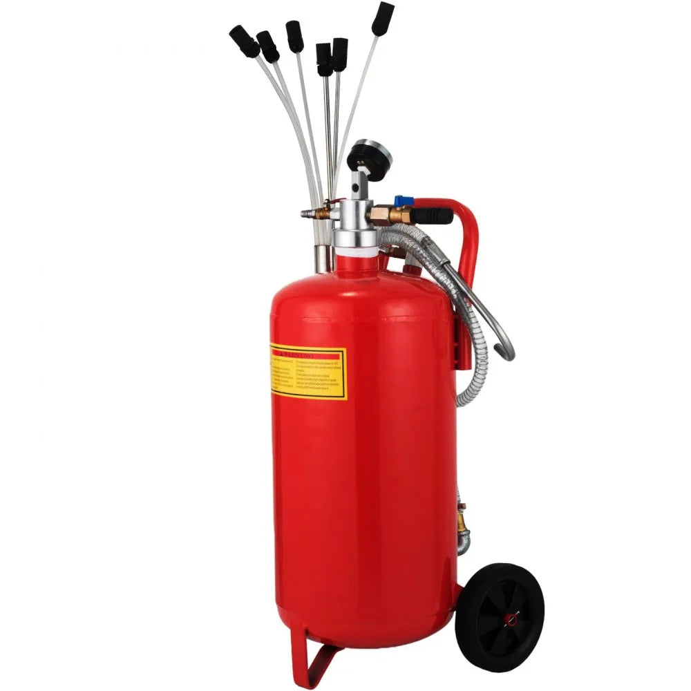 VEVOR 5 Gallon Portable Air Pneumatic Waste Oil Garage Extractor Drain Tank