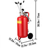 VEVOR 5 Gallon Portable Air Pneumatic Waste Oil Garage Extractor Drain Tank