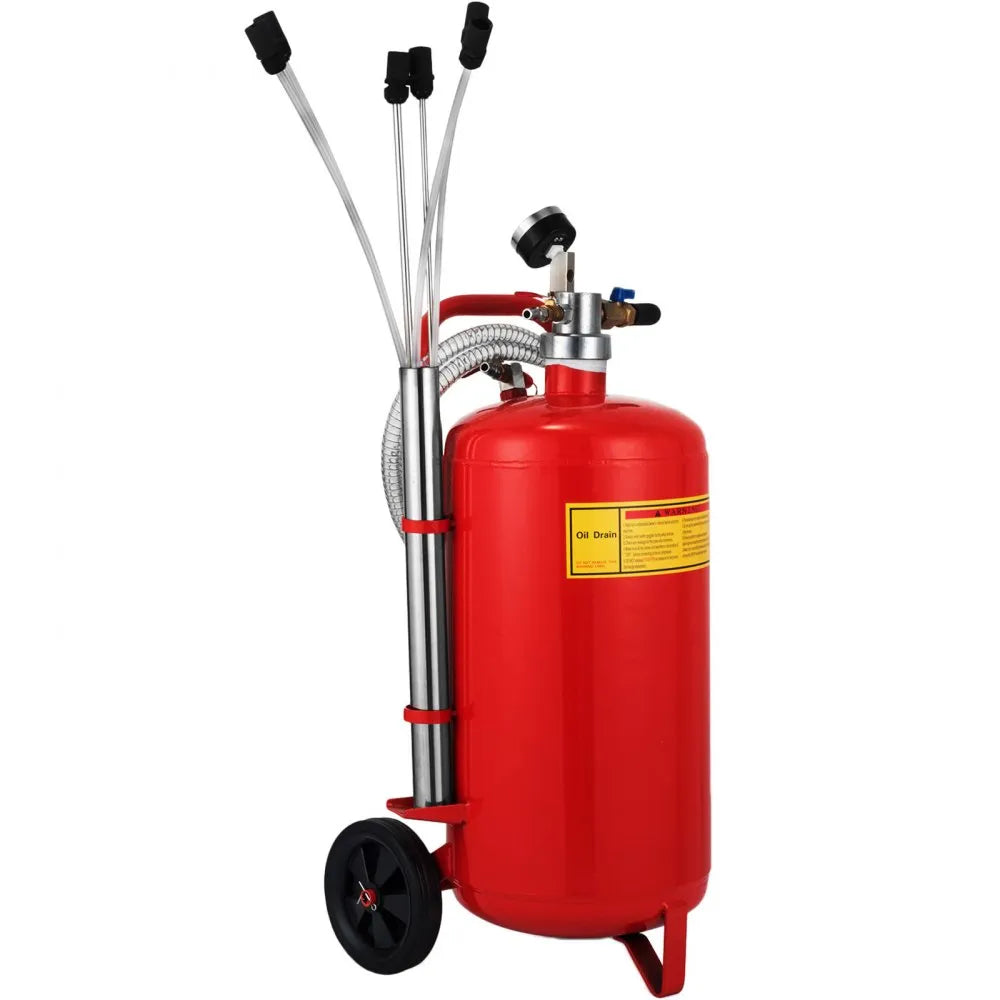 VEVOR 5 Gallon Portable Air Pneumatic Waste Oil Garage Extractor Drain Tank