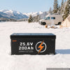 VEVOR 24V 200Ah LiFePO4 Lithium Battery 4000+ Cycles Built-in 200A BMS, Lithium Battery with Low Temperature Protection, Supports 8P2S Connection, 5120Wh Energy, for RV, Trolling Motor, Marine, Solar