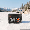 VEVOR 24V 100Ah LiFePO4 Lithium Battery 4000+ Cycles 100A BMS with Bluetooth, 2560Wh Lithium Battery with Low Temperature Protection, Supports 8P2S Connection, for RV, Trolling Motor, Marine, Solar