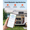 VEVOR 24V 320Ah LiFePO4 Lithium Battery 4000+ Cycles 200A BMS with Bluetooth, 8192Wh Lithium Battery with Low Temperature Protection, Supports 8P2S Connection, for RV, Trolling Motor, Marine, Solar