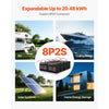 VEVOR 24V 50Ah LiFePO4 Lithium Battery, Bluetooth, Deep Cycle Lithium Rechargeable Battery, Built-in 30A BMS, Low Temp Protection, 4000+ Cycles, Max. 1280Wh, for RV, Camper, Trolling Motors, Marine