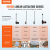 VEVOR Linear Actuator Kit, 13 Inch High Speed 0.55"/s Linear Motion Actuator 24V, 220lbs/1000N Linear Actuator for TV/Table/Sofa Lifting, IP44 Protection - Adapter Power Supply Included