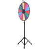 VEVOR 24 inch Spinning Prize Wheel, 14 Slots Spinning Wheel with Height Adjustable Stand, Roulette Wheel with a Dry Erase, and a Storage Bag, Win Fortune Spin Games in Party Pub Trade Show Carnival