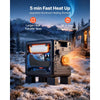 VEVOR Diesel Heater DC 12-24V 1.32 Gal / 5 L Fuel Tank for Max 18045 ft, For Outdoor Camping, Aluminum Element Fast Heating, with Bluetooth App Control, Remote Control, and LCD Panel, CO Alarm