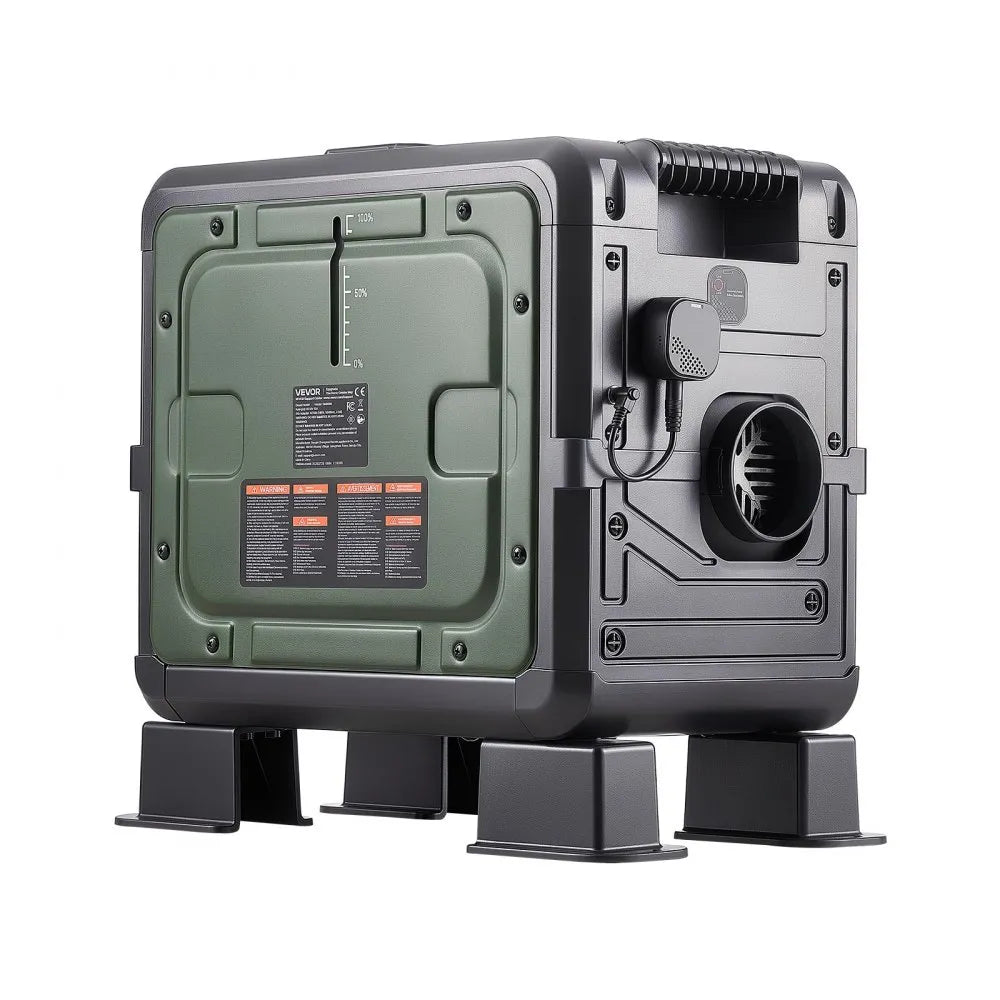 VEVOR Diesel Heater DC 12-24V 1.32 Gal / 5 L Fuel Tank for Max 18045 ft, For Outdoor Camping, Aluminum Element Fast Heating, with Bluetooth App Control, Remote Control, and LCD Panel, CO Alarm