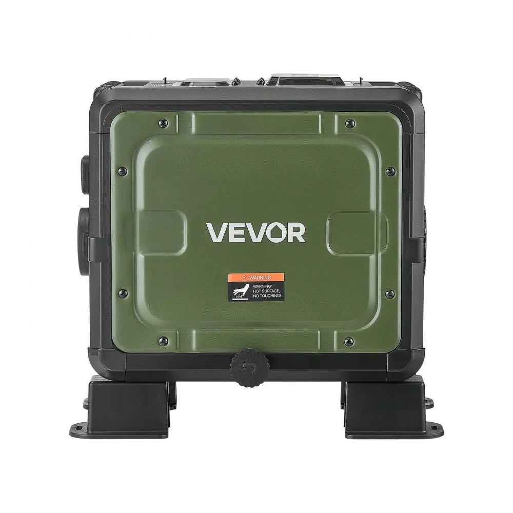 VEVOR Diesel Heater DC 12-24V 1.32 Gal / 5 L Fuel Tank for Max 18045 ft, For Outdoor Camping, Aluminum Element Fast Heating, with Bluetooth App Control, Remote Control, and LCD Panel, CO Alarm