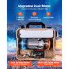 VEVOR Diesel Heater Dual-Motor 1.6 Gal / 6 L and 2.6 Gal / 10 L Fuel Tanks, For Various Vehicles and Camping Tents, Fast Heating, with Remote Control and LCD Panel, Max 16404 ft, Low Noise Operation
