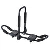 VEVOR Kayak Roof Rack 1 Pair J-Bar, Soft Roof Rack, Top Mount Tie Down, Carrier for kayak, Surf Board, Canoe, SUP, Ski Board, Mount on Car, SUV, Truck, 2 Kayaks