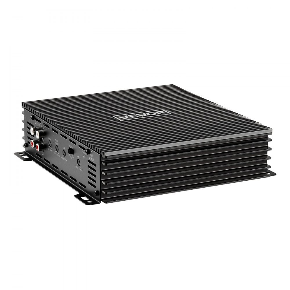 VEVOR 2 Channel Car Audio Amplifier 2 Ohm Stable Bridgeable Class A/B Full Range Stereo Amp Max Power 2 x 300W @ 4 Ohm / 2 x 600W @ 2 Ohm for Car SUV Truck Off-Road