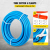 VEVOR Oxygen-Barrier PEX Tubing 300Ft Red + 300Ft Blue 1/2 Inch Radiant Floor PEX Pipe Radiant Heat Floor Heating Plumbing Cold and Hot Water Tubing