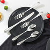 VEVOR 65-Piece Silverware Set, Food-Grade Stainless Steel Flatware Utensils, Mirror Finished Cutlery Set, Dishwasher Safe Eating Tableware for Kitchen Home, Service for 12, Include Knife Fork Spoon