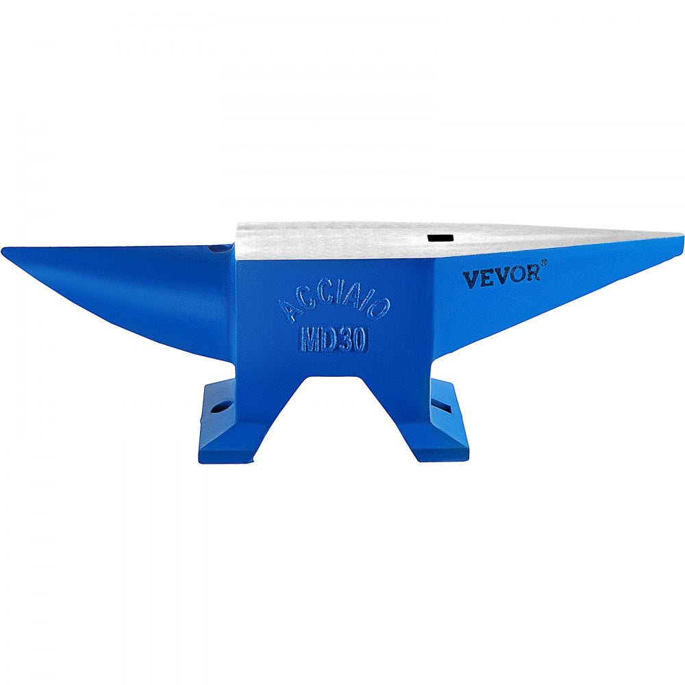 VEVOR Pro Horn Anvil , 30KG/66.1LBS Weight Steel Anvil Blacksmith Blacksmith Anvil, Portable Rugged Cast Iron Anvil Blacksmith Anvil Stable Workbench Blacksmith Forge Anvil Tool