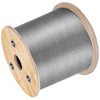 VEVOR T316 Stainless Steel Cable 1/8" 7x7 Steel Wire Rope Cable 500FT Cable Railing Transport Wire Rope Cable for Railing Decking DIY Balustrade