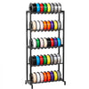 VEVOR 3D Printer Filament Storage Rack, 5 Tier Heavy Duty Storage Shelves for 3D Printing Filaments, Filament Spool Holders Racks for 3D Printing Studio, Home Studio, Office, Workshop (Shelf Only)