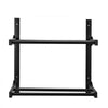 VEVOR Wall Mount Printer Filament Storage Rack, 2-Tier Wall Bracket Storage Shelf, Rolling Filament Spool Holders Racks with Wheels, Filaments Organzied for 3D Printing Studio, Workshop (Shelf Only)