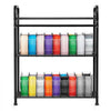 VEVOR 3D Printer Filament Storage Rack, 3 Tier Heavy Duty Storage Shelf, Rolling Filament Spool Holders Racks with Wheels, Filaments Organzied for 3D Printing Station, Office, Workshop (Shelf Only)