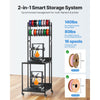 VEVOR 3D Printer Filament Storage Rack, 4-Tier 3D Printer Stand with Filament Storage, Spools Holder Racks Cart with Wheels, Filaments Organzied for 3D Printing Station, Office, Workshop (Shelf Only)