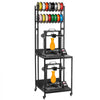 VEVOR 3D Printer Filament Storage Rack, 4-Tier 3D Printer Stand with Filament Storage, Spools Holder Racks Cart with Wheels, Filaments Organzied for 3D Printing Station, Office, Workshop (Shelf Only)