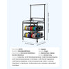 VEVOR 3D Printer Filament Storage Rack, 3-Tier 3D Printer Stand with Filament Storage, Spools Holder Racks Cart with Wheels, Filaments Organzied for 3D Printing Station, Office, Workshop (Shelf Only)