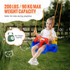 VEVOR 3-in-1 Toddler Swing Seat, 200 lbs Weight Capacity Baby Swing Seat, with Adjustable Ropes and Snap Hooks, Snug & Secure Detachable Infants to Teens Kids Swing Seat, for Outdoor and Indoor