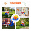 VEVOR 3-in-1 Toddler Swing Seat, 200 lbs Weight Capacity Baby Swing Seat, with Adjustable Ropes and Snap Hooks, Snug & Secure Detachable Infants to Teens Kids Swing Seat, for Outdoor and Indoor