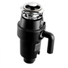 VEVOR Food Waste Garbage Disposal, 1HP 3700RPM DC Motor, Continuous Feed Kitchen Sink Garbage Disposer, 3-Bolt Mount Food Waste Grinding System with Splash Guard & Power Cord for Kitchens