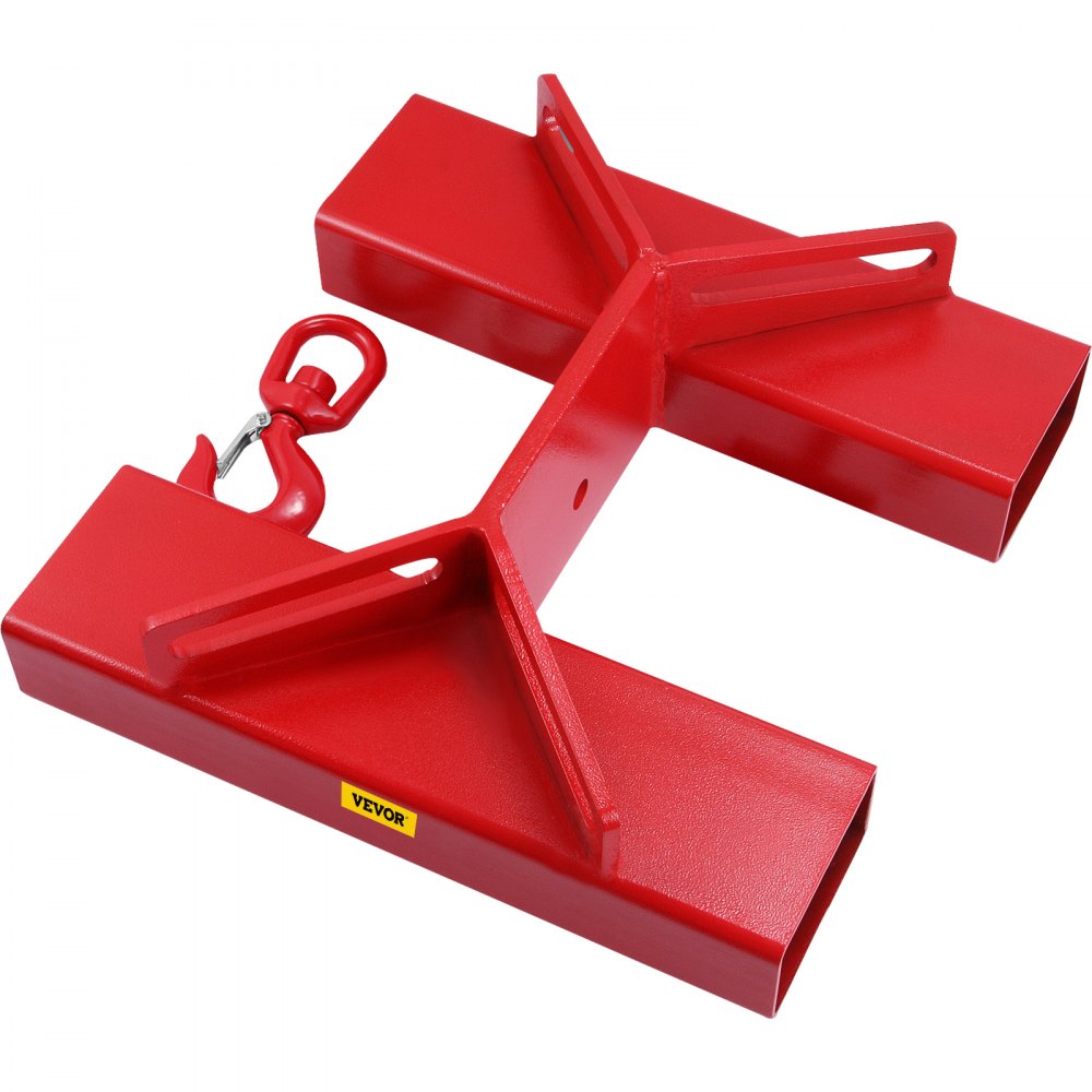 3 Tonne Large Forklift Lifting Hook Attachment 3000kg Telehandler Crane Jib Test Cert