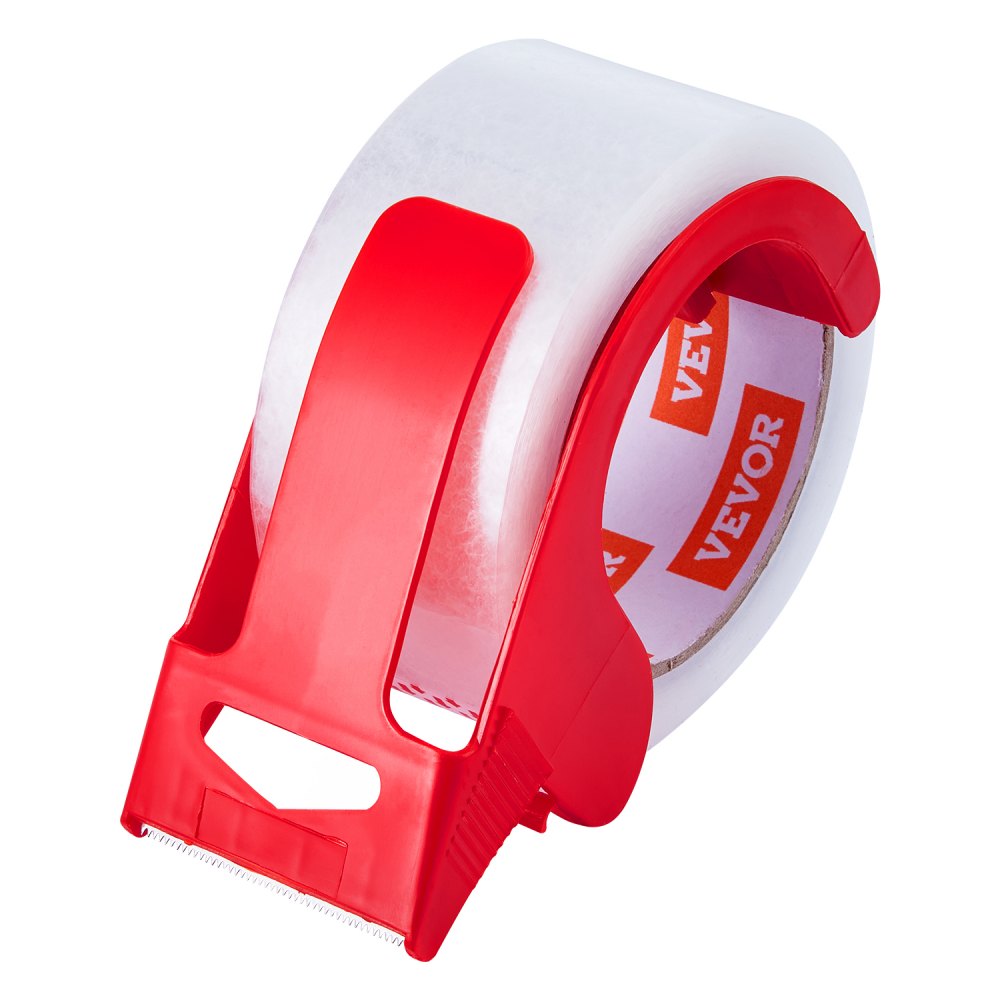VEVOR Clear Packing Tape, 3 inches Core, 12 Rolls 1.88 Inches x 65 Yards Packing Tape with Dispenser, 2.7 Mil Heavy Duty Packaging Tape Designed for Moving, Storage and Packing, Shipping and Mailing