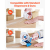VEVOR Clear Packing Tape, 3 inches Core, 18 Rolls 1.88 Inches x 65 Yards Packing Tape, 2.7 Mil Thick, Heavy Duty Packaging Tape Designed for Moving, Storage and Packing, Shipping and Mailing, Office