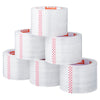 VEVOR Clear Packing Tape, 3 inches Core, 6 Rolls 3 Inches x 65 Yards Packing Tapes, 2.7 Mil Thick, Heavy Duty Packaging Tape Designed for Moving, Storage and Packing, Shipping and Mailing, Office