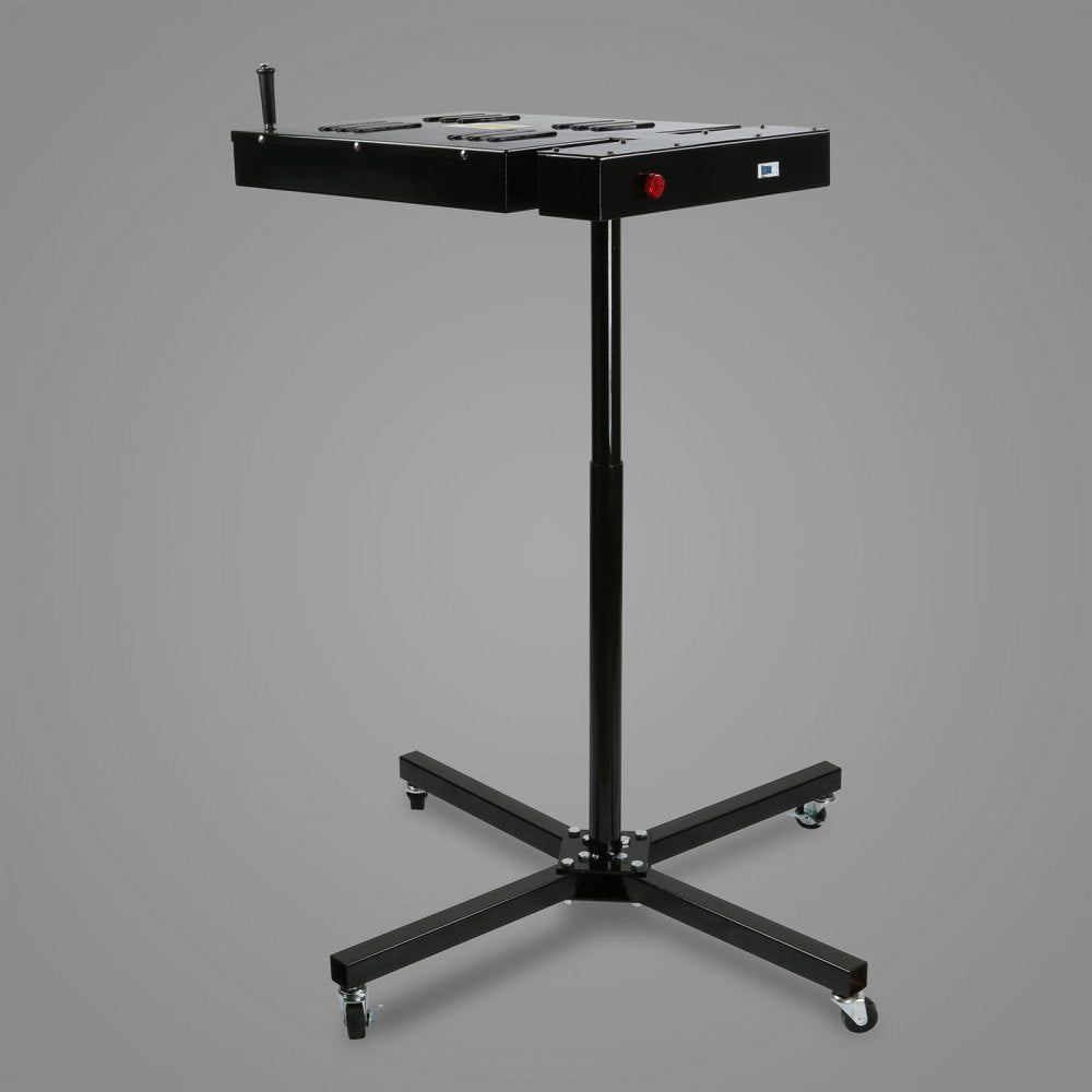 VEVOR 4 Color 1 Station Silk Screen Printing Press Printer With Adjustable Stand Flash Dryer