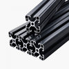 VEVOR 4PCS 39.4 in (1000mm) T Slot 4040 Aluminum Extrusion Profile, European Standard Anodized Linear Rail, High-Strength Extruded Aluminum Rail for 3D Printer, CNC Machine DIY, Laser Engraving, Black
