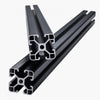 VEVOR 4PCS 39.4 in (1000mm) T Slot 4040 Aluminum Extrusion Profile, European Standard Anodized Linear Rail, High-Strength Extruded Aluminum Rail for 3D Printer, CNC Machine DIY, Laser Engraving, Black