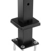 VEVOR 4-Pack Cable Railing Post, 36x2x2 In Horizontal-Hole Deck Railing Post with Pre-Drilled Holes, Stainless Steel Cable Rail Post with Horizontal and Curved Bracket, Black, 4JZLGZXHS914MY65M001V0