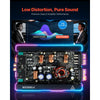 VEVOR 4 Channel Car Audio Amplifier 2 Ohm Stable Bridgeable Class D Full Range Amp Max Power 4 x 420W @ 4 Ohm / 4 x 600W @ 2 Ohm for Car SUV Truck Off-Road