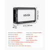 VEVOR 4 Channel Car Audio Amplifier 2 Ohm Stable Bridgeable Class D Full Range Amp Max Power 4 x 420W @ 4 Ohm / 4 x 600W @ 2 Ohm for Car SUV Truck Off-Road
