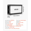 VEVOR 4 Channel Car Audio Amplifier 2 Ohm Stable Bridgeable Class D Full Range Amp Max Power 4 x 500W @ 4 Ohm / 4 x 1000W @ 2 Ohm for Car SUV Truck Off-Road