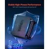 VEVOR 4 Channel Car Audio Amplifier 2 Ohm Stable Bridgeable Class D Full Range Amp Max Power 4 x 110W @ 4 Ohm / 4 x 160W @ 2 Ohm for Car SUV Truck Off-Road