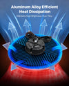 Aluminum alloy heat dissipation infographic