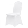 VEVOR Stretch Spandex Folding Chair Covers, Universal Fitted Chair Cover, Removable Washable Protective Slipcovers, for Wedding, Holiday, Banquet, Party, Celebration, Dining (50PCS White)