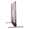 VEVOR 5x5 ft Baseball Softball Practice Net, Portable Baseball Training Net for Hitting Batting Catching Pitching, Backstop Baseball Equipment with Bow Frame, Carry Bag, Strike Zone, Ball, Batting Tee