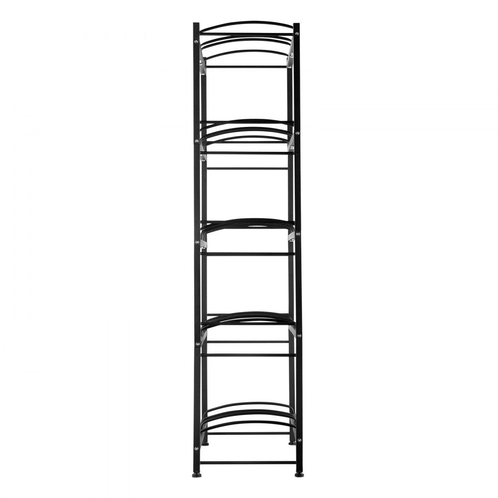 VEVOR 5 Tiers Water Jug Holder, 5 Gallon Water Bottle Holder, Double Row Water Bottle Rack for 10 Bottles, Heavy Duty Water Jug Rack for Kitchen, Office, Living Room, Black
