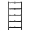 VEVOR 5 Tiers Water Jug Holder, 5 Gallon Water Bottle Holder, Double Row Water Bottle Rack for 10 Bottles, Heavy Duty Water Jug Rack for Kitchen, Office, Living Room, Black