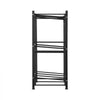 VEVOR 3 Tiers Water Jug Holder, 5 Gallon Water Bottle Holder, Double Row Water Bottle Rack for 6 Bottles, Heavy Duty Water Jug Rack for Kitchen, Office, Living Room, Black