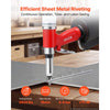 VEVOR Pneumatic Rivet Gun Kit with 3/32" 1/8" 5/32" 3/16" 1/4" Nosepieces, 3924 LBS Pulling Force, 3-Claw Secure Grip, Air Pop Riveter Tool for Automotive, Construction, Industrial Manufacturing